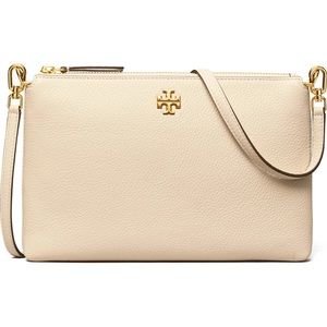 Tory Burch Kira Pebbled Leather Crossbody Bag